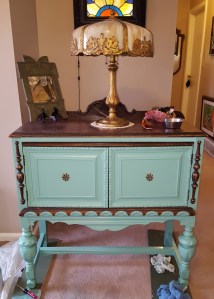 $15 Antique Buffet Facelift in Action - Options 1-13